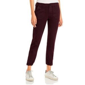 PAIGE Mayslie jogger in Black Cherry